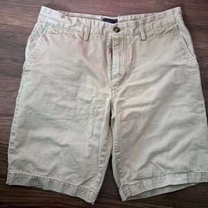 GAP Factory Beige Flat-Front Men's Shorts